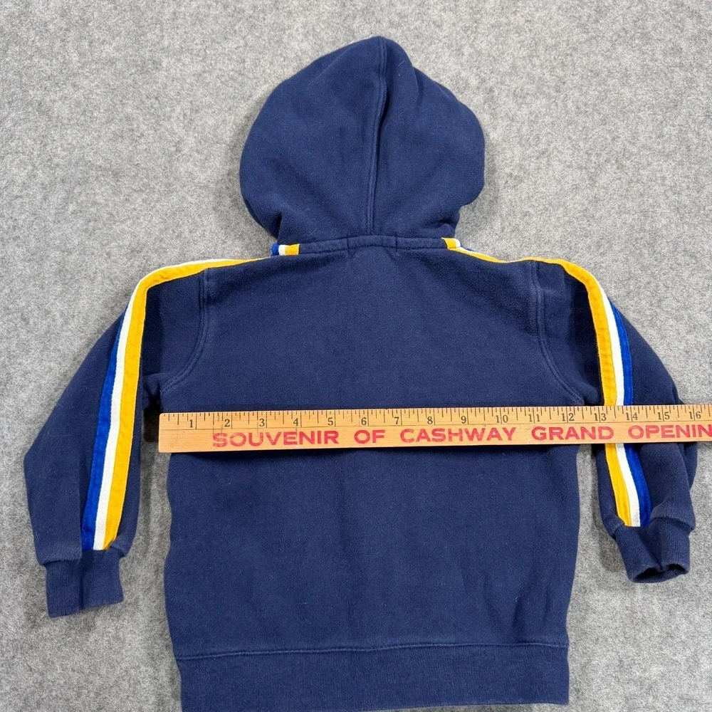Vintage Polo Ralph Lauren Baby Boy Navy Blue Big Pony Full Zip Hoodie Size 24M